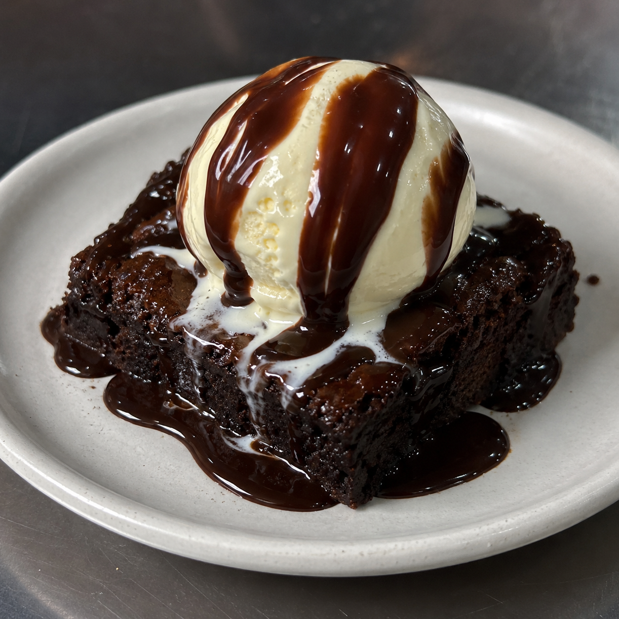 Brownie com Sorvete